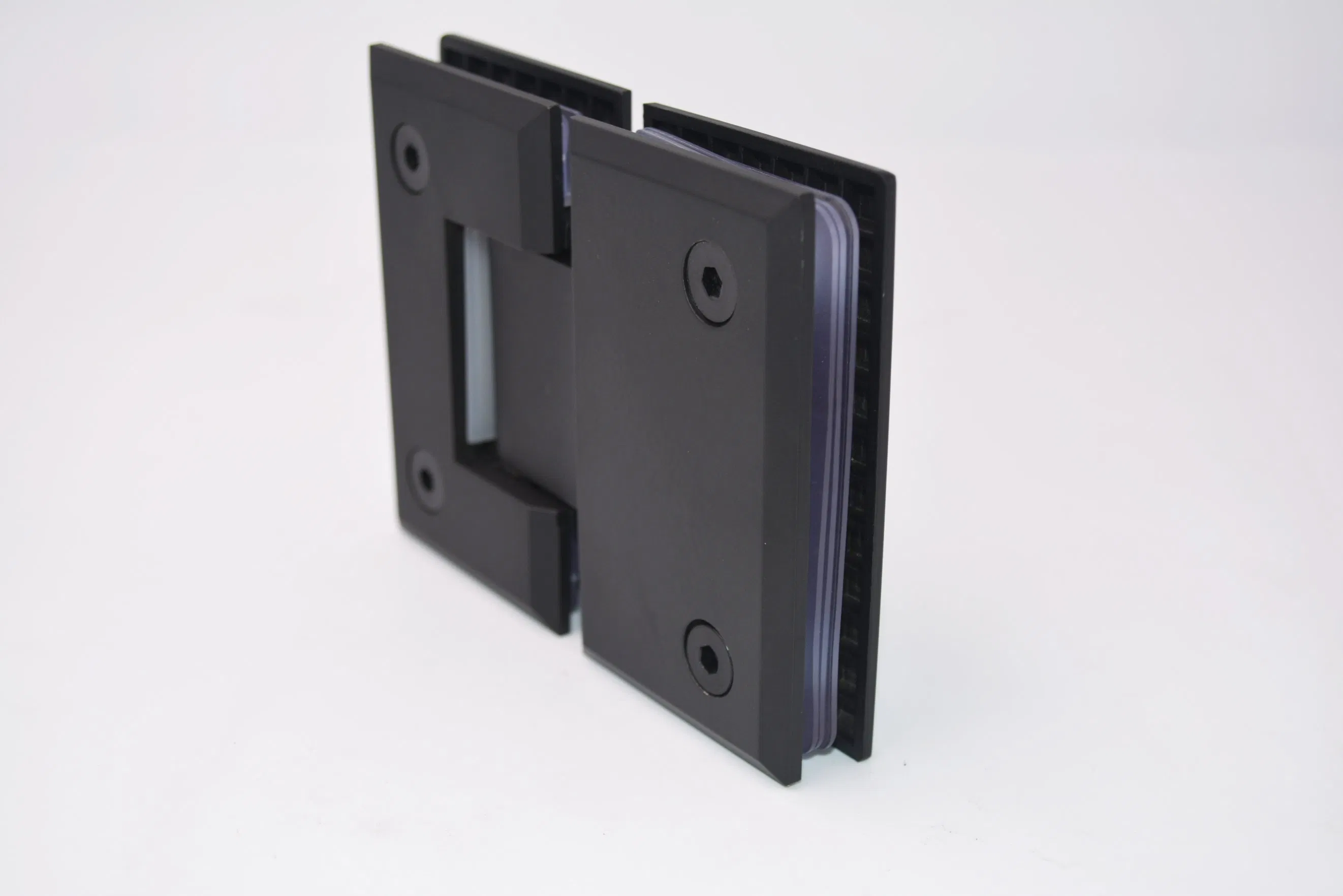 Keyi Metal Kb-180j Stainless Steel Shower Door Glass to Glass Black Glass Hinge