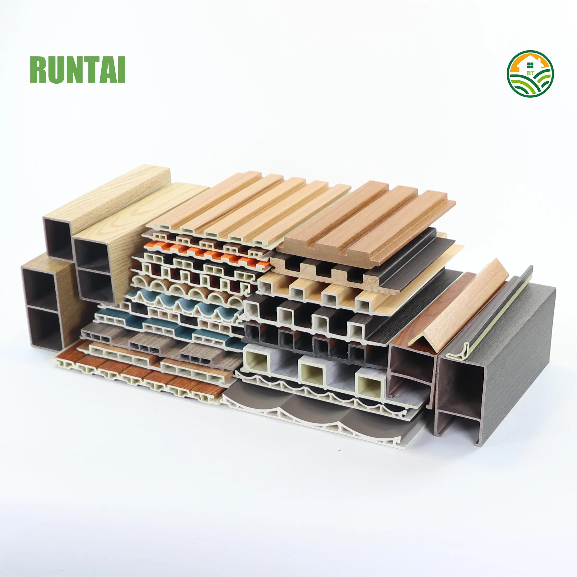 Decorative WPC 3D Fluted Wall Panel for Inteiror Wooden Louver PVC Panel 160X24mm