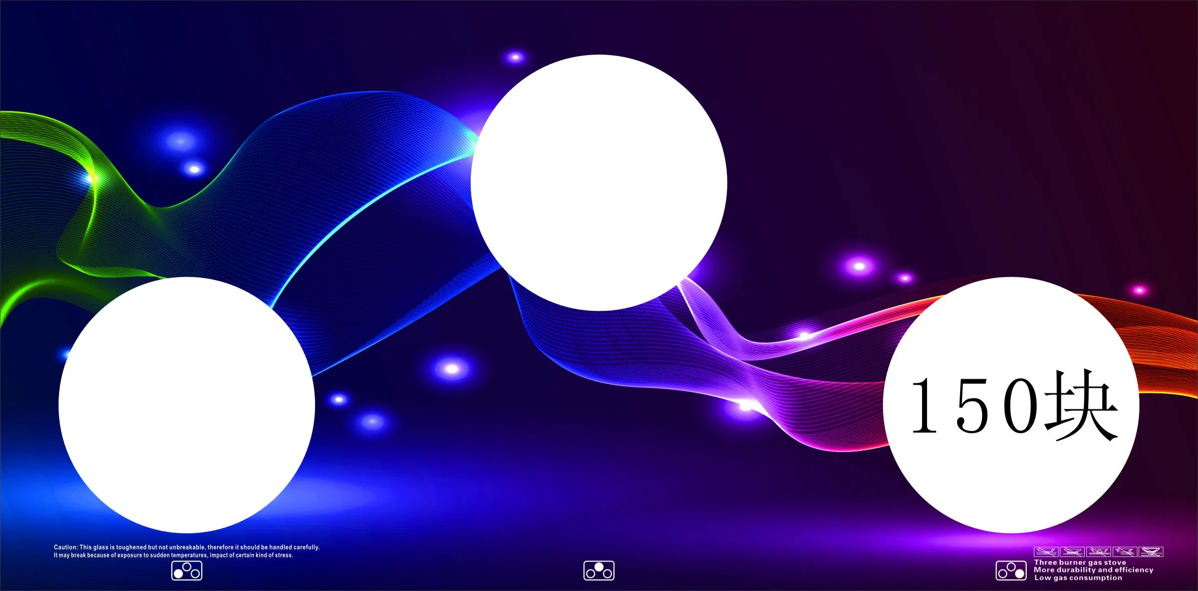 Premium Tempered Glass Replacement for Gas Hob Parts