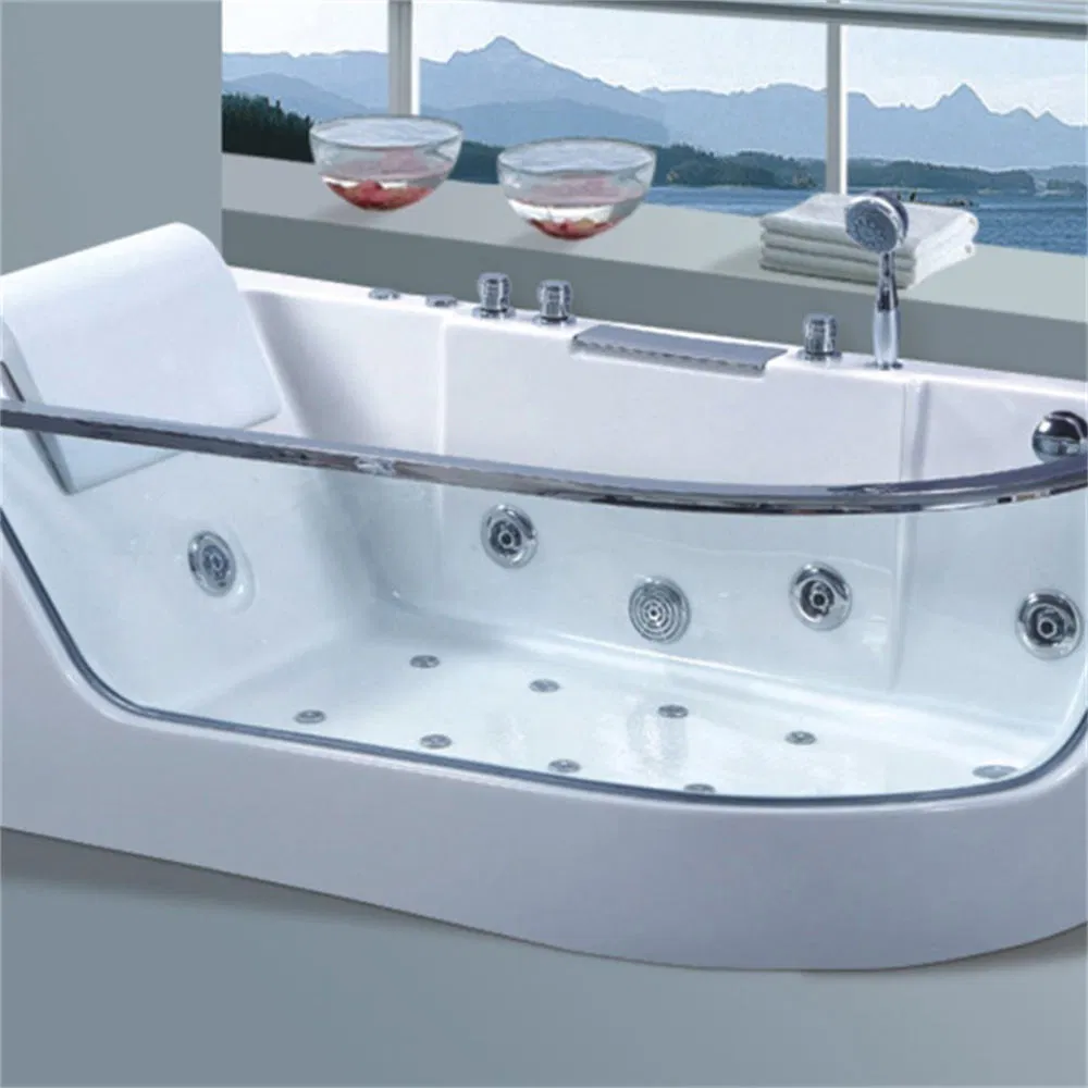 Modern Bathtub Custom Square CE Soaking Round Embedded Acrylic Massage