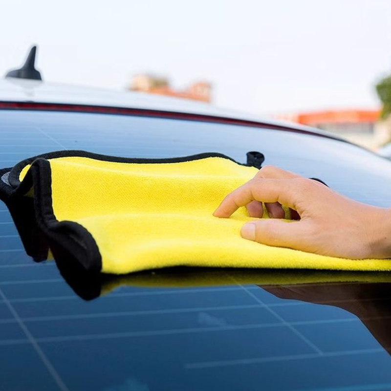 Microfiber Cloth Double-Sided Quick-Drying Absorbent Car Cleaning Wash Towel