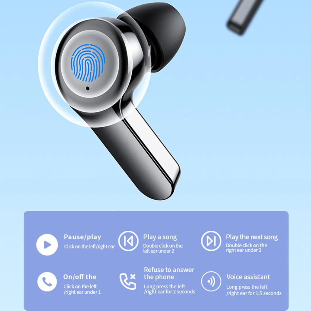 Wholesale Mx-TM20 Tws Wireless Headphones in Ear Stereo Earphone for Game and Music Earplugs with Smart Mobile Phone