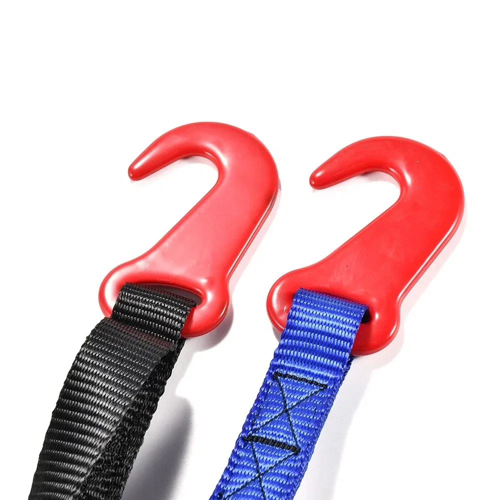 Premium Quality Heavy Duty 1 Inch 25mm 800kgs Car Cargo Lashing Tie Downs Boat Over Center Buckle Straps with Hook