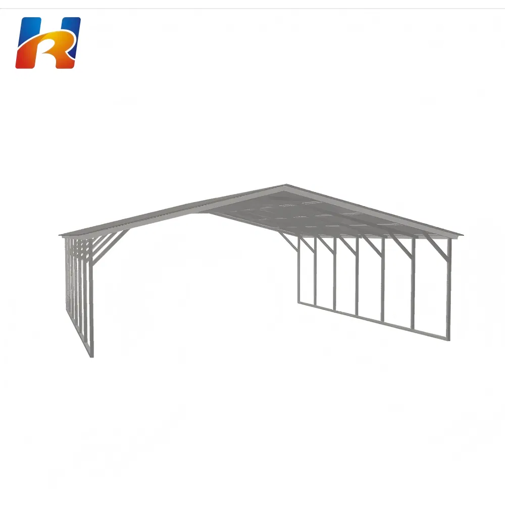 Custom Prefab Waterproof Carport Steel Structure Mobile Car Garport Steel Frame Garage