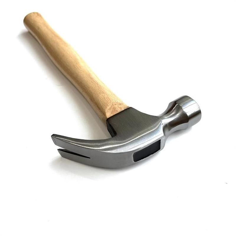 Fine Polished 16 Oz Claw Hammer with Wooden Handle