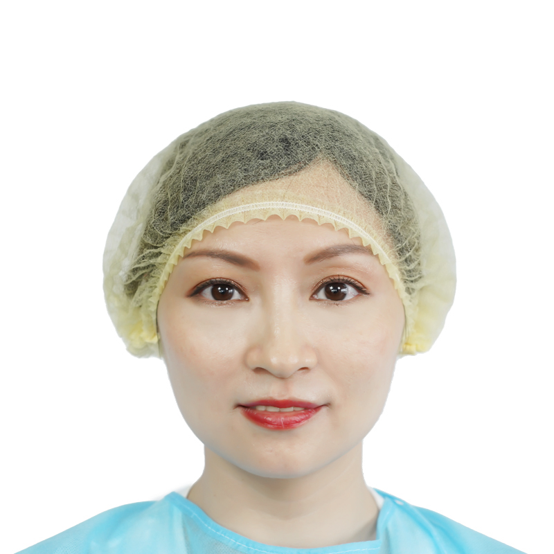 100 PCS Disposable Non-Woven Bouffant Caps Head Cover Nets