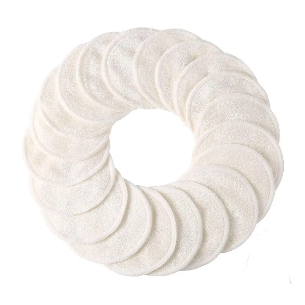 High Quality Eco Friendly Makeup Remover Pads Bamboo Cotton Pads Zero Waste Gift Box
