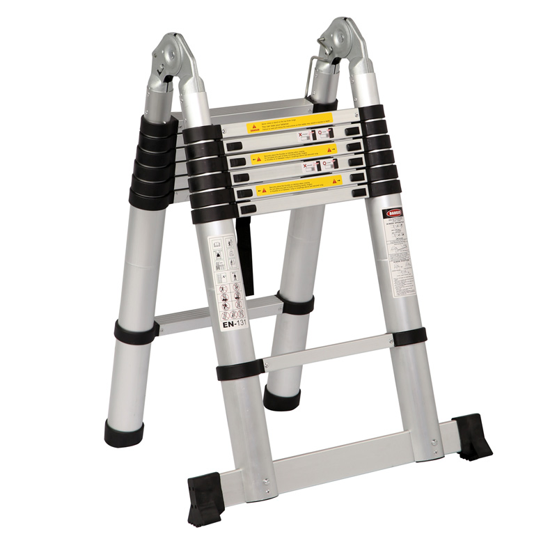 150 Kg Max Load Aluminum 3.8 M Telescopic Ladder