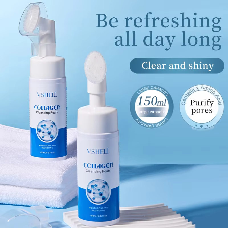 Gentle Organic Rice Water Foaming Cleanser Deep Cleansing Amino Acid Mousse Moisturizing Brightening Function for Face$1.67-2.37
