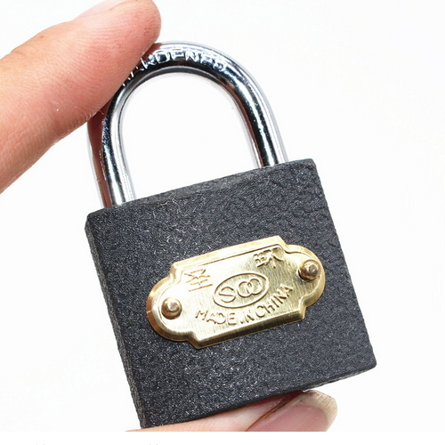 Good Quality Blackcast Iron Padlock