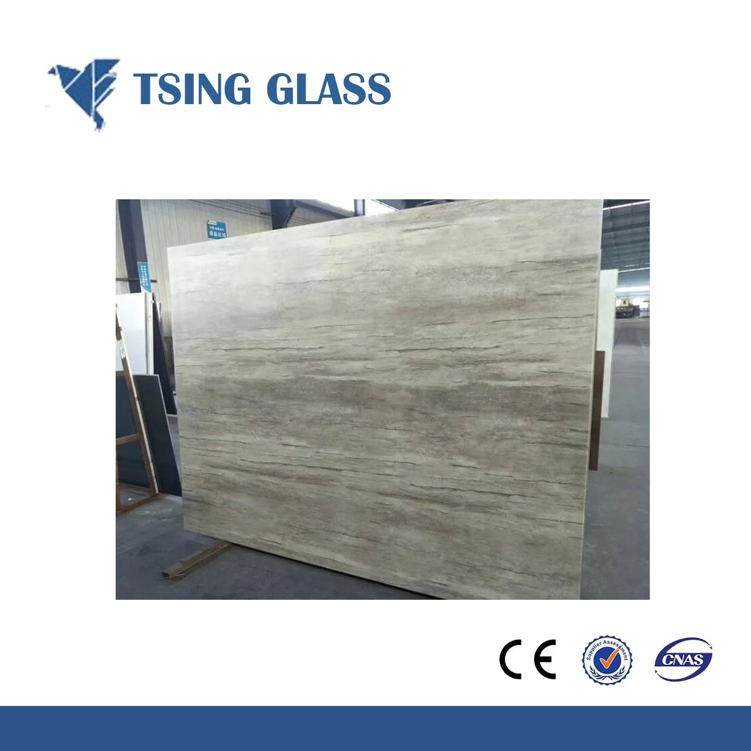 Hot Painted Art Furniture Shellf Tempered Glass
