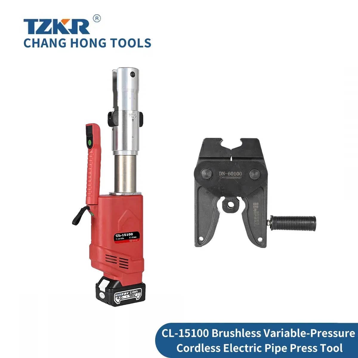 Cl15100 Electric Press-Changeable Hydraulic Battery Powered Brushless Variable-Pressure Cordless Crimping Tool