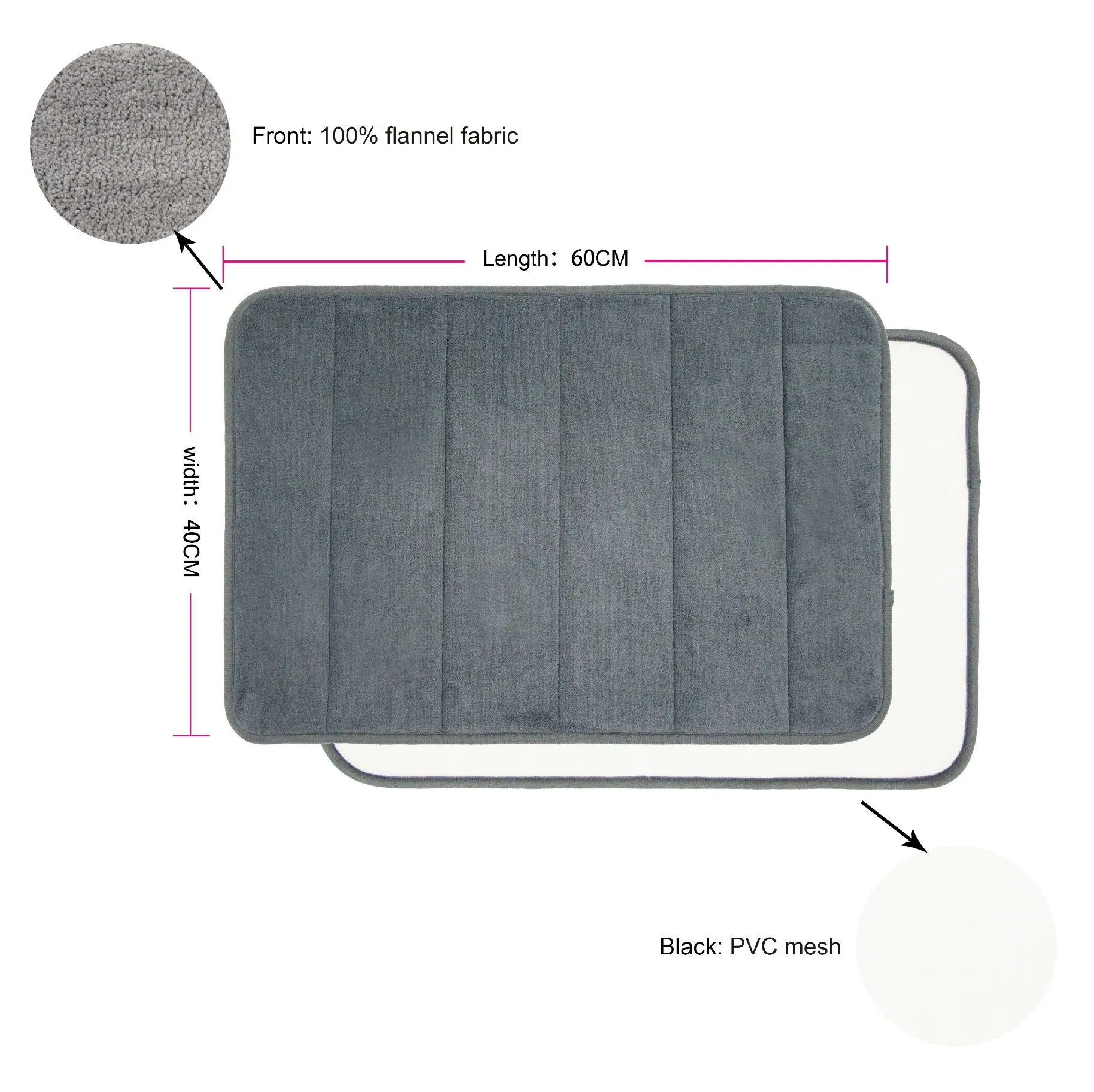 Indoor Doormat, Odor-Free Door Mat, Non Slip Door Mats Absorbent Resist Dirt Entrance Inside Floor Mats for Entryway Washable
