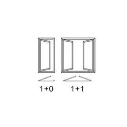 Australian Standard Aluminum Low E Flush Casement Window