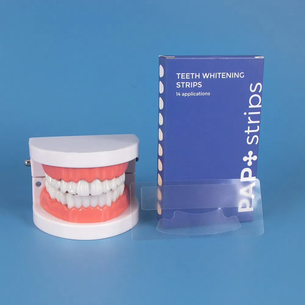 Wholesale Unique Design Peroxide Free Pap Gel Teeth Whitening Strips Advanced