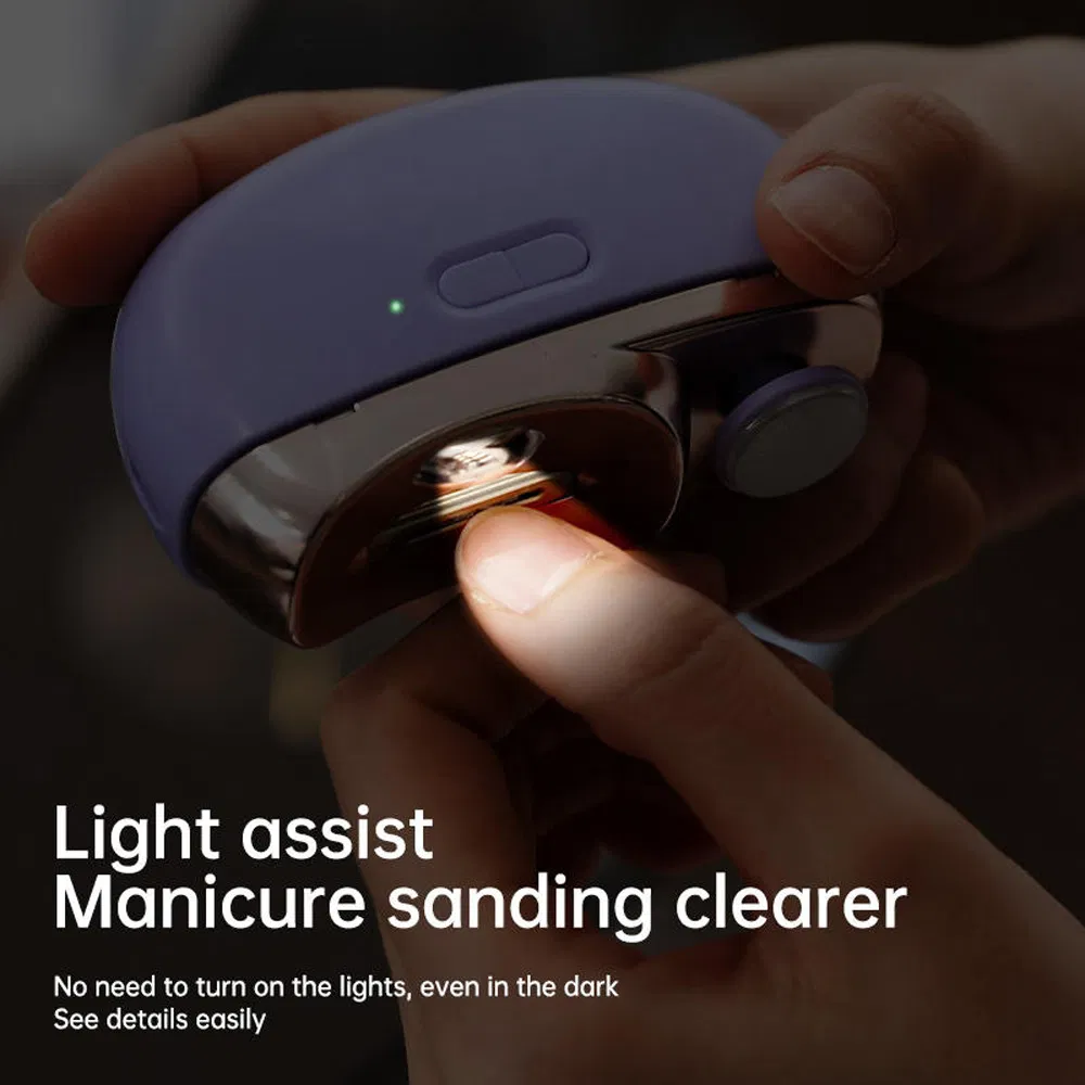 Electric USB 2 in 1 Baby Nail Clipper Nails Care Tool Easy Pet Manicure Art Trimmer for Finger