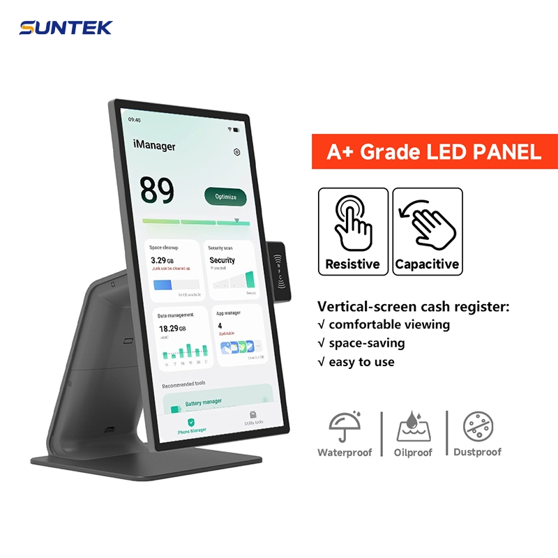 Suntek 2025 New Design Fast Food Order Machine Smart Cash Register with NFC for Restaurant