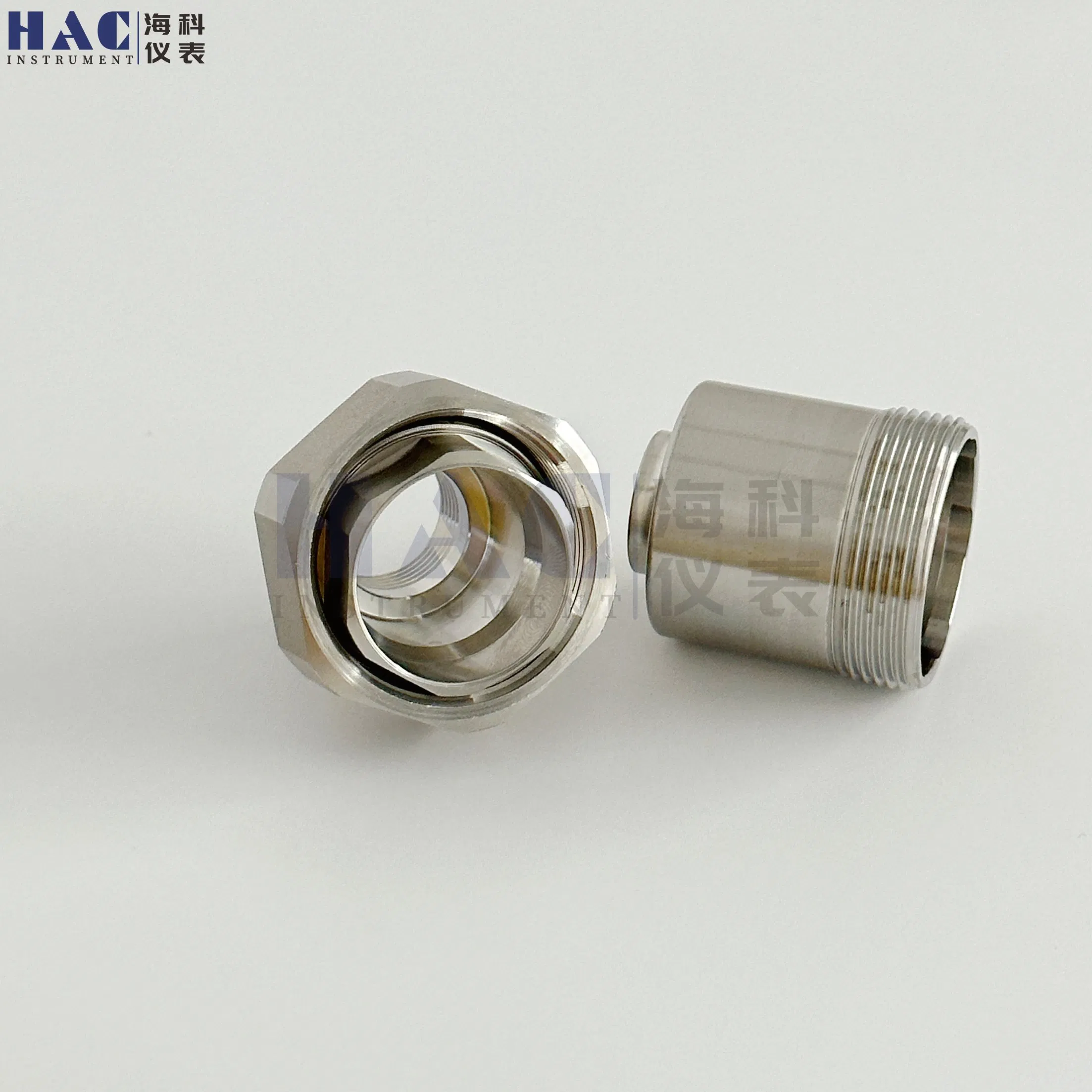 NPT BSPP Metric Thread Connector Brass Oil Pipe Compression Fitting