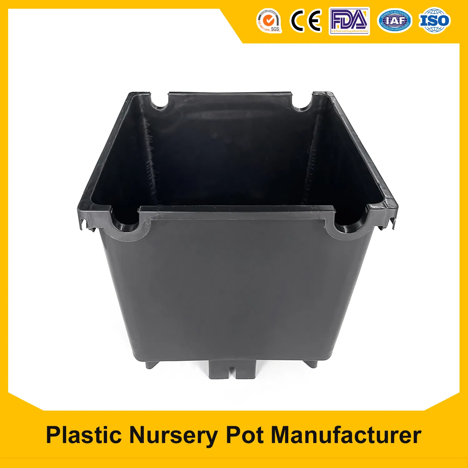 Garden Furniture 30 Liter Blueberry Square Pot Planting Nursery Pot for Growing Blueberry