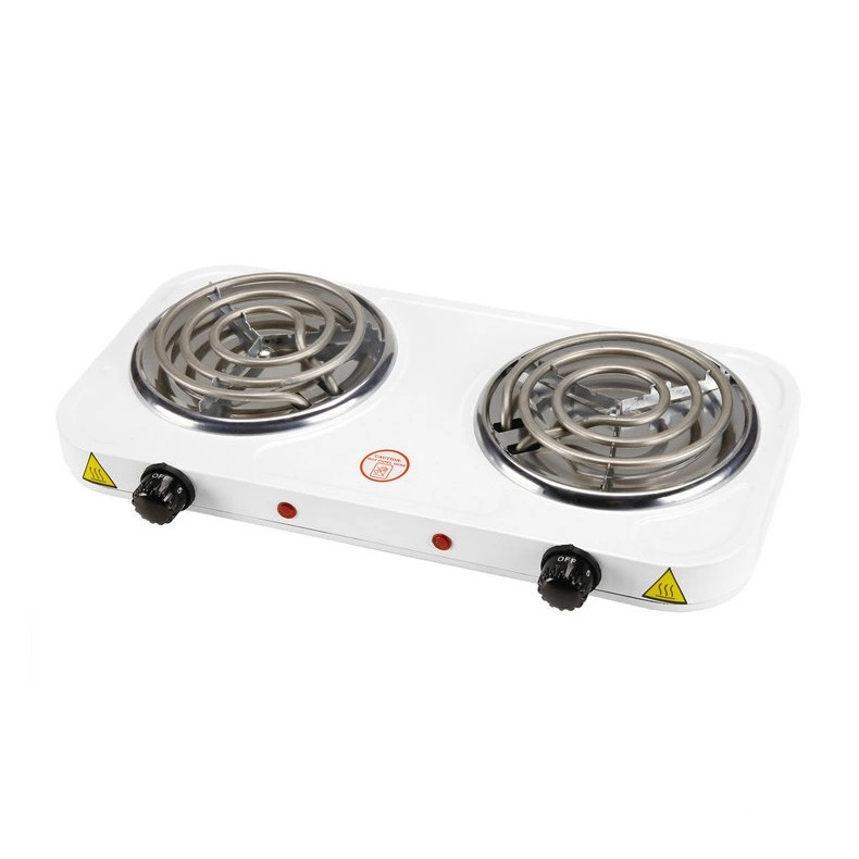 Portable Electric Burner Double Stove Mini Hotplate Adjustable Temperature Furnace Home Kitchen Cook