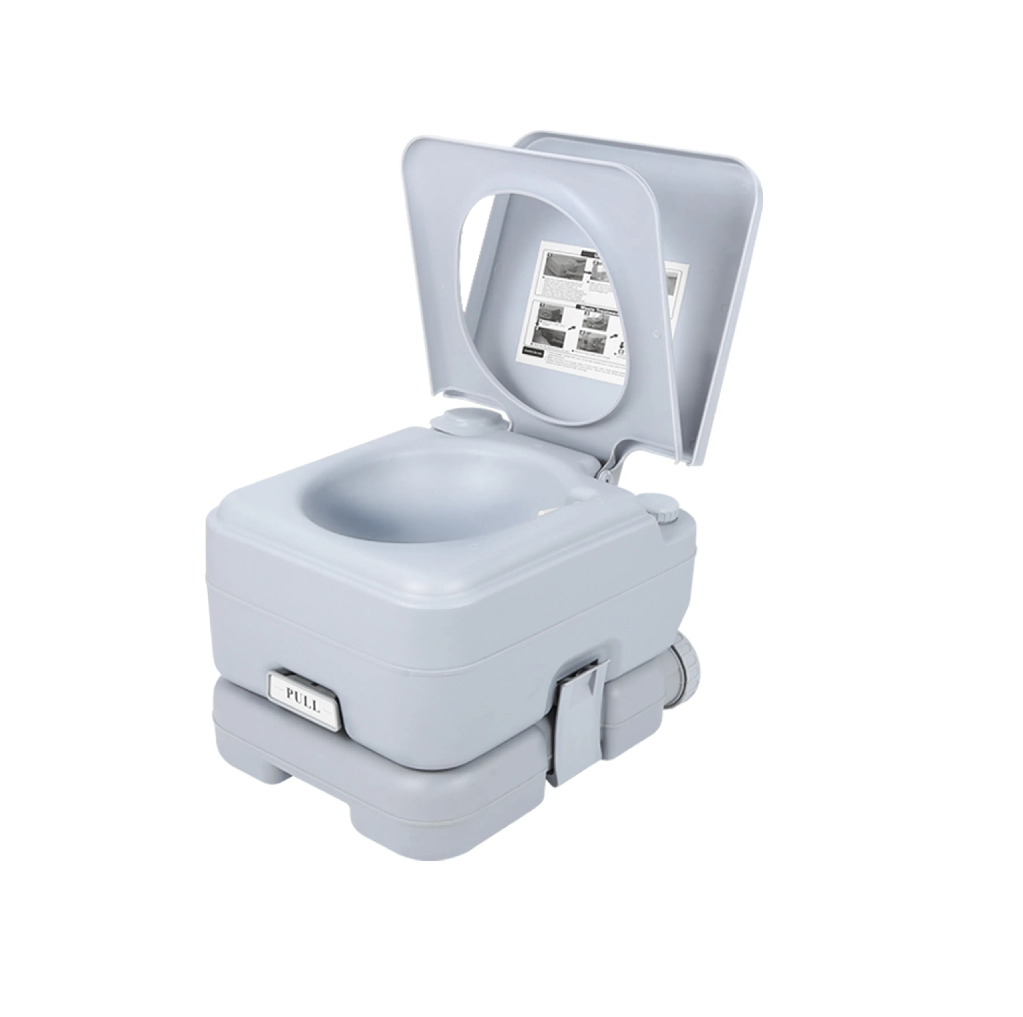 2.6/5.2gallon Sanitary RV Toilets Set Portable Closestool for Outdoor Use 10L/20L Camping Toilet