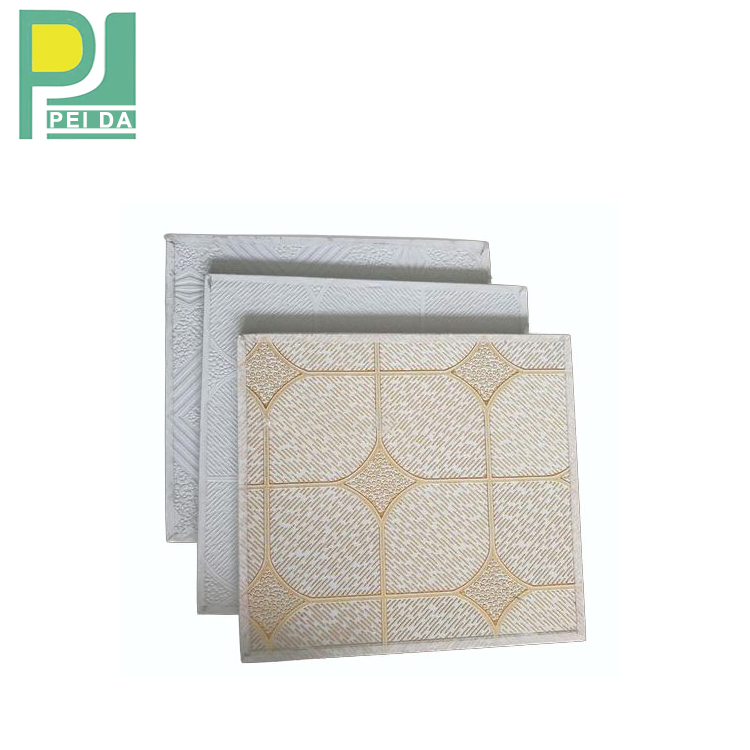 Home Decoration Ceiling Designs Gypsum Board PVC Gypsum Board 595mm