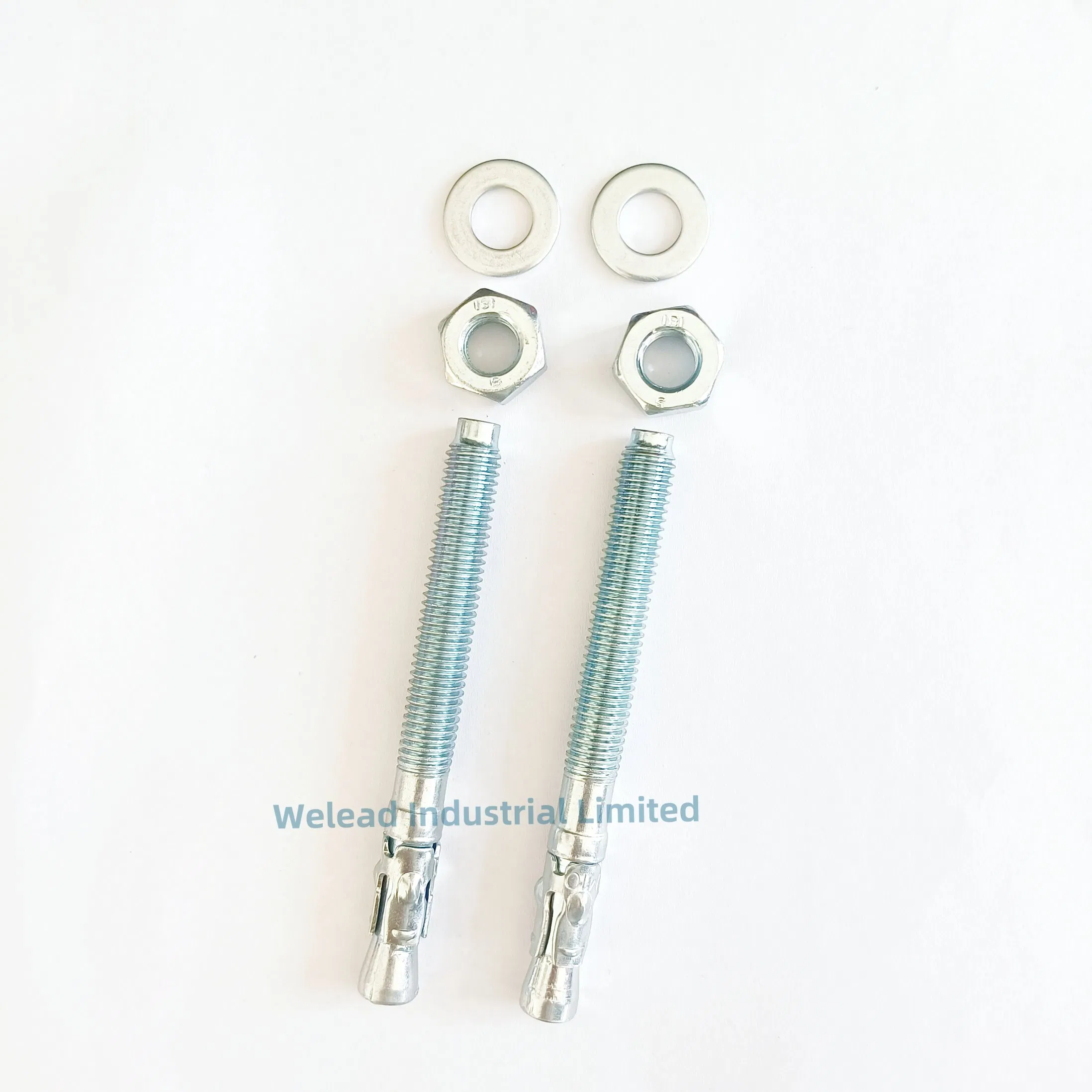 Анкерный клиновой болт для бетона, оцинкованный, M6-M24