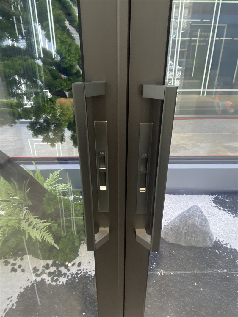 Aluminium Modern Double Glass Sliding Door